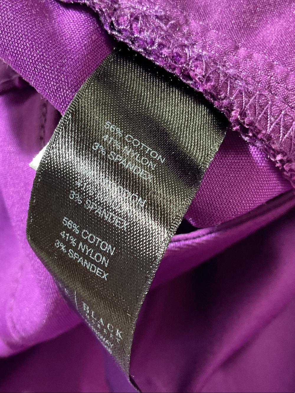 White House Black Market Purple Slim Pants - Picture 4 of 6